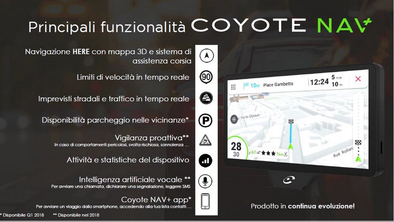 Coyote Nav+, arriva il navigatore con mappe Here e anti-velox - Il Sole 24  ORE