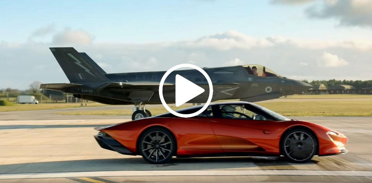 McLaren Speedtail Vs F-35: Chi Sarà Il Vincitore Della "drag Race"?