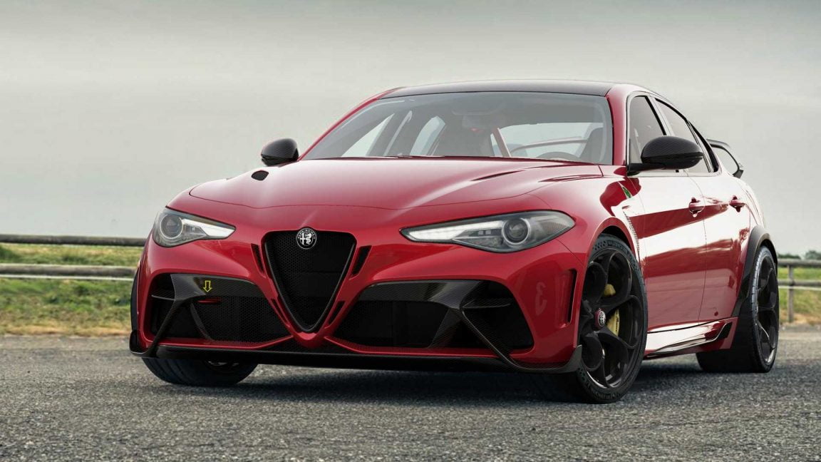 Alfa Romeo Giulia GTAm ancora più estrema. Motore, peso, informazioni