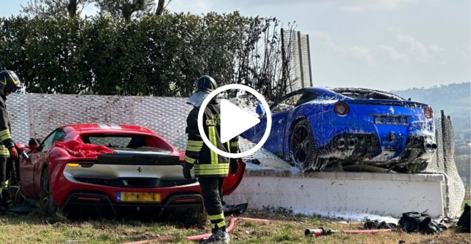 Incidente Spettacolare Con Due Ferrari: Il VIDEO Del "volo"